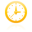 clock yellow
